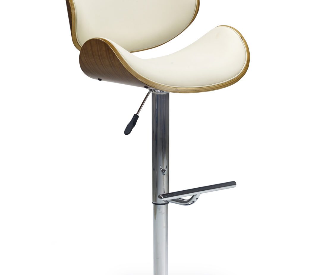 H44 bárszék, szín: dió/krém