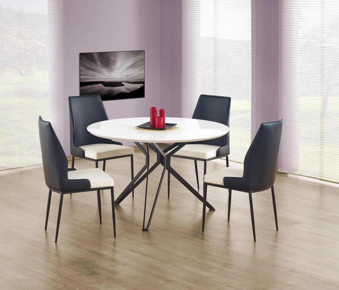 PIXEL asztal, kerek, szín: fehér