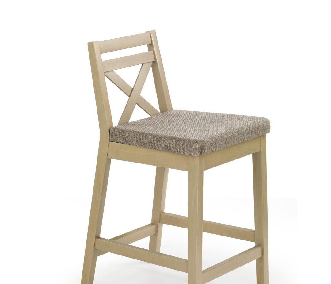 BORYS LOW bárszék, szín: sonoma tölgy/bézs