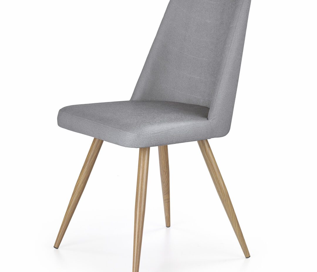 K214 szék, szín: szürke/méz tölgy