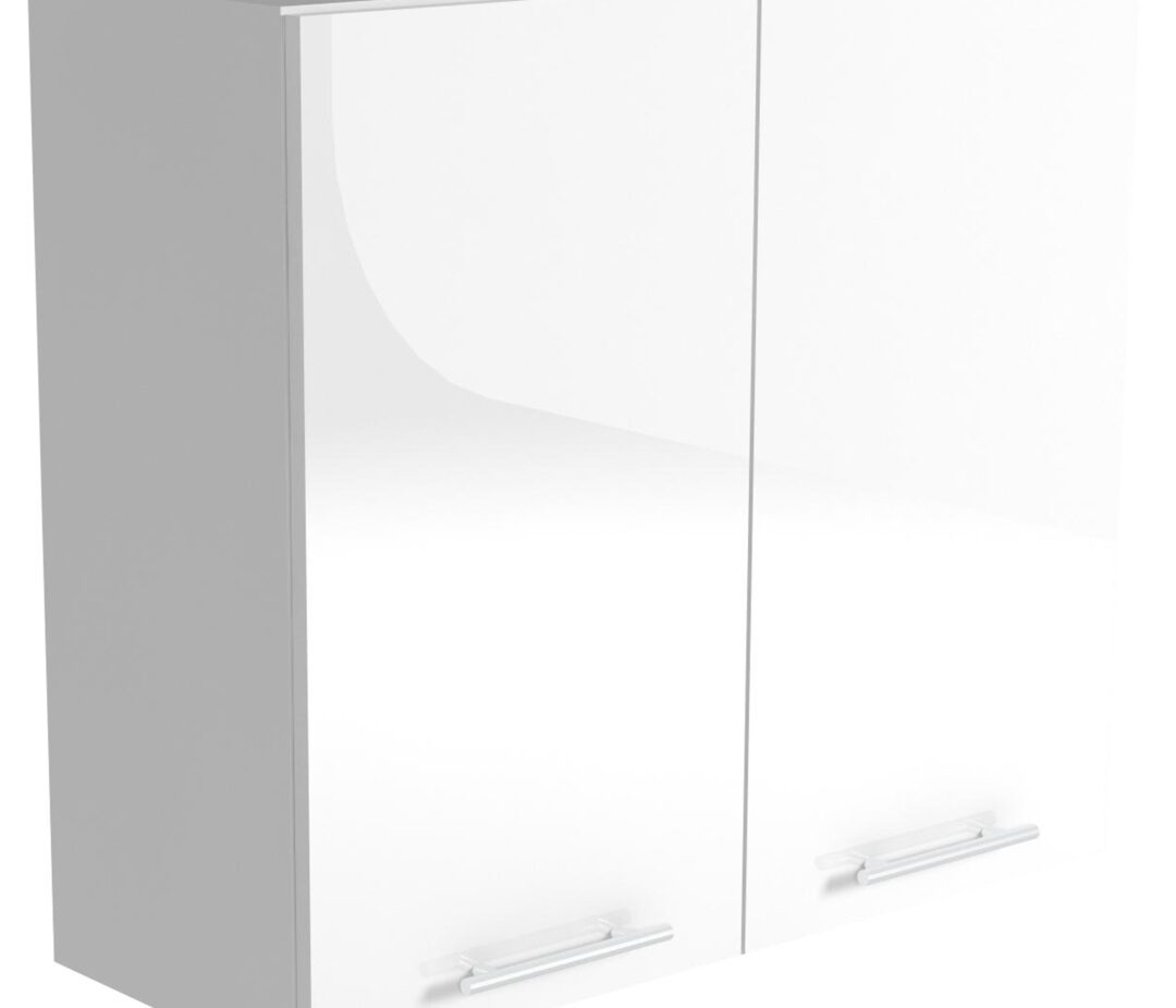 VENTO G-80/72 fali szekrény, szín: fehér/fényes fehér