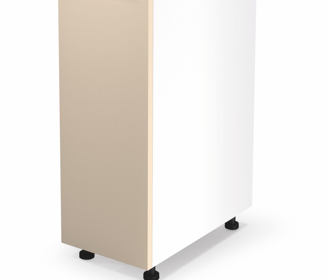 VENTO D-30/82 alsó szekrény, szín: fényes bézs/fehér