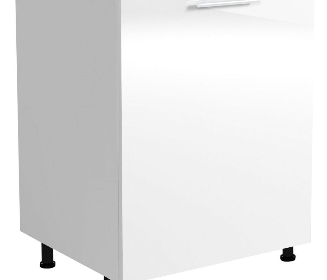 VENTO DK-60/82 mosogató szekrény, szín: fényes fehér/fehér