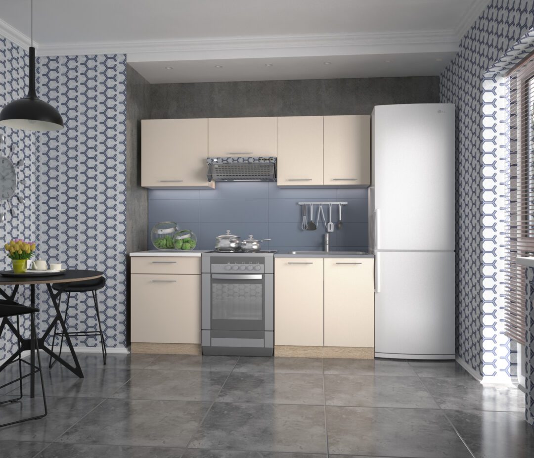 MARIJA 200 blokk konyha, korpusz: sonoma tölgy, front: vanília