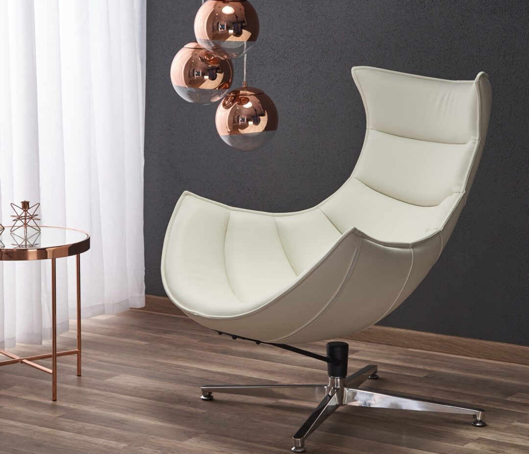 LUXOR forgó pihenőfotel, szín: fehér