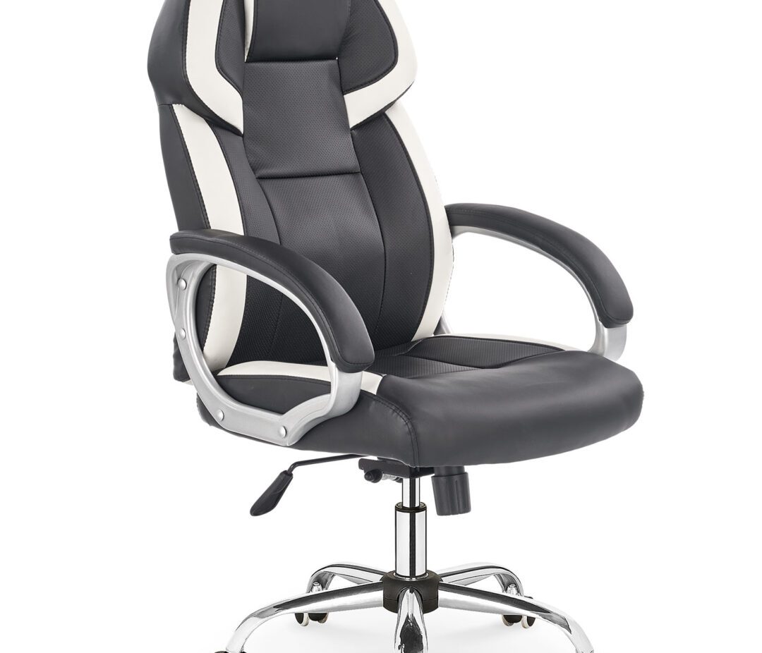 BARTON forgószék, billenő mechanika, szín: fekete/fehér