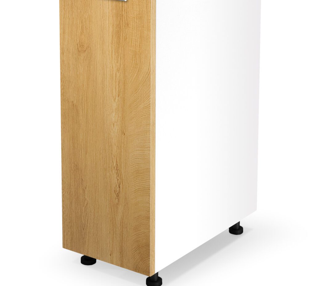 VENTO D-30/82 alsó szekrény, szín: méz tölgy/fehér