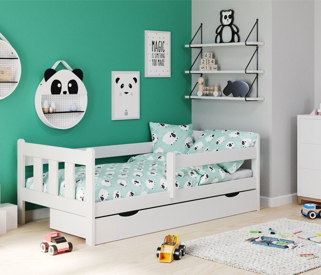 MARINELLA ágy, ágyneműtartóval, szín: fehér