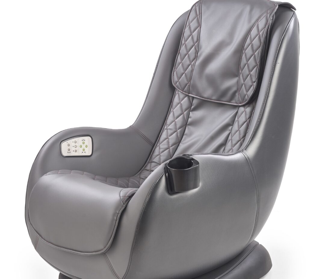 DOPIO funkciós masszázsfotel, szín: sötétszürke/szürke