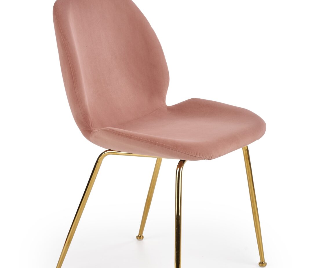 K381 szék, szín: rózsaszín/arany