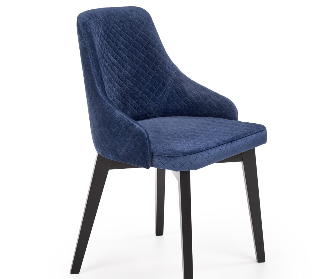 TOLEDO 3 szék, szín: fekete/tengerészkék