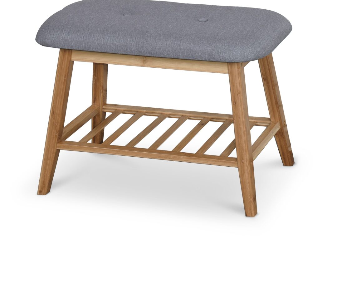 ST14 cipőtartó, szín: bambusz/szürke