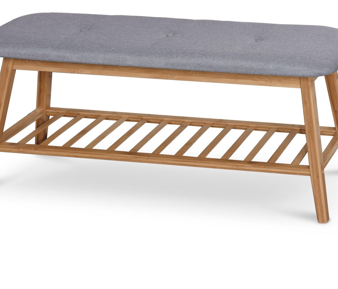 ST15 cipőtartó, szín: bambusz/szürke