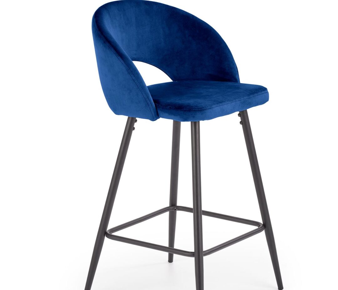 H96 bárszék, szín: sötétkék