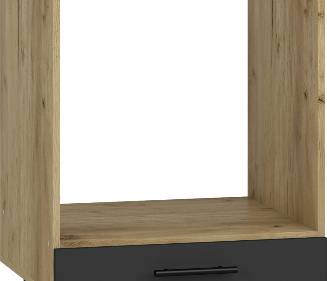 VENTO DP-60/82 alsó szekrény sütőnek, szín: antracit/craft tölgy