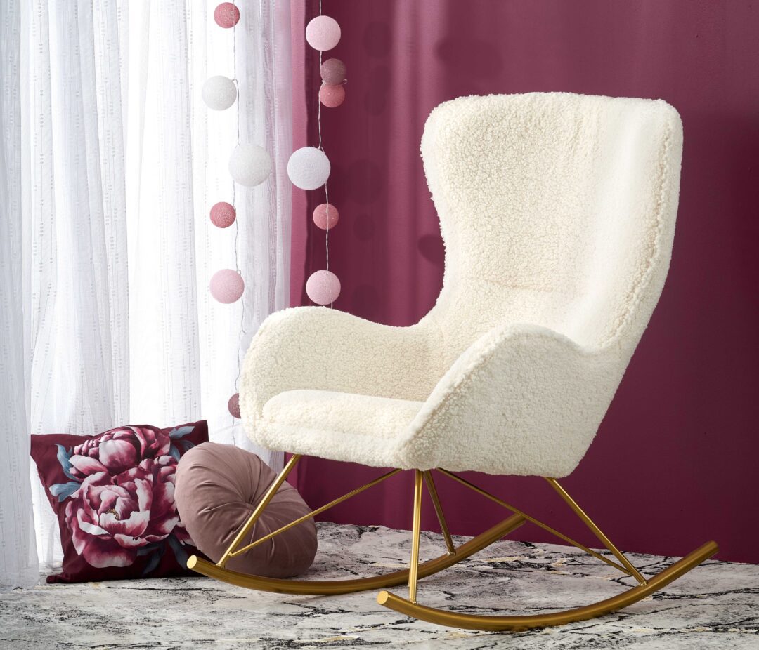 LIBERTO hintaszék, szín: krém/arany