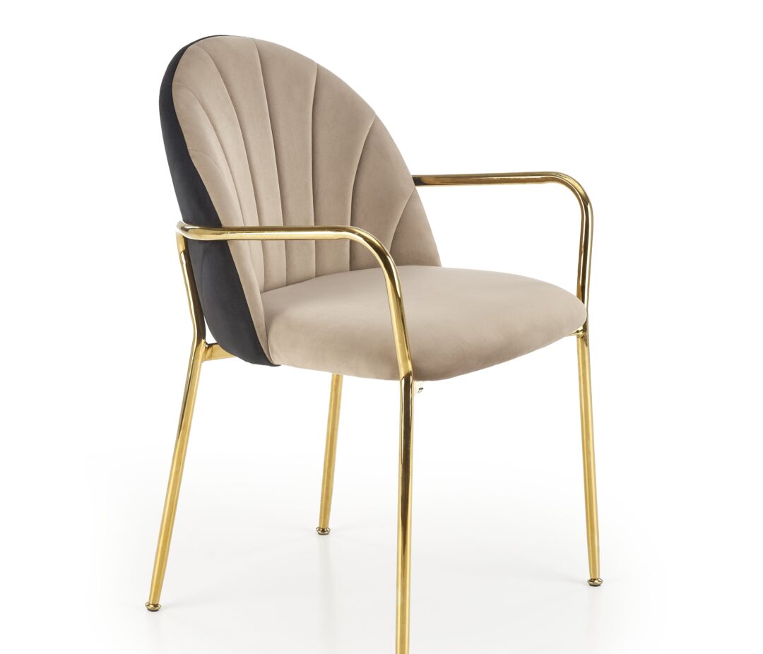 K500 szék, szín: bézs/fekete