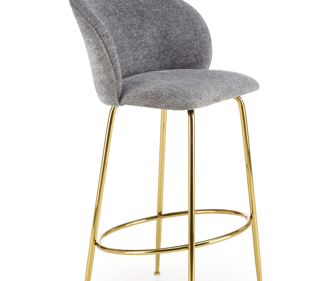 H116 bárszék, szín: szürke/arany