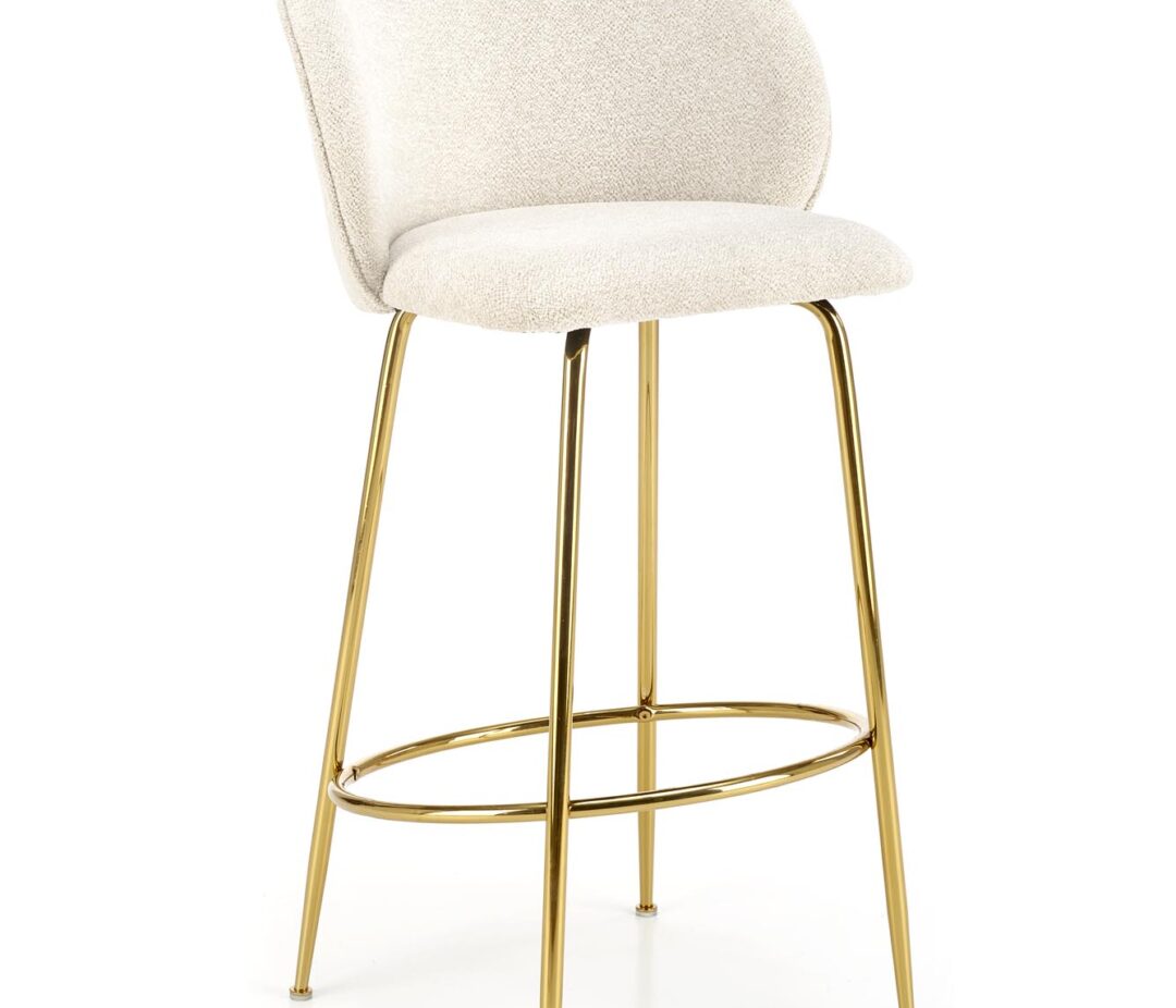 H116 bárszék, szín: krém/arany