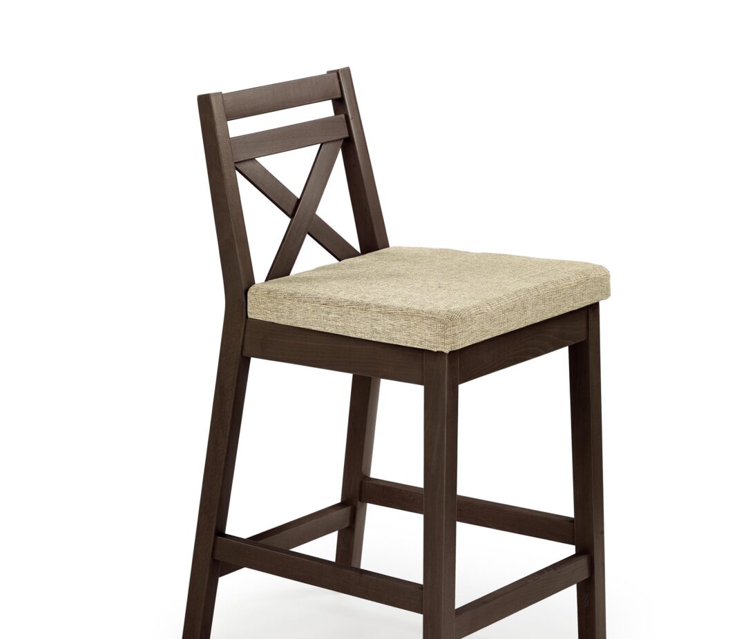 BORYS LOW bárszék, szín: krém/sötét dió