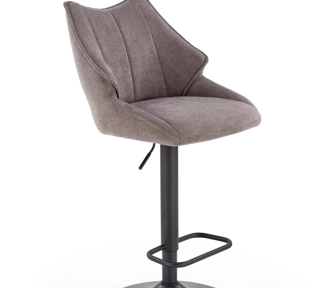 H122 bárszék, szín: fekete/szürke