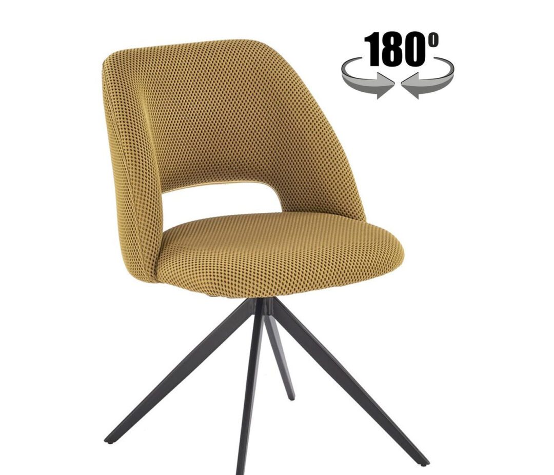 K546 forgatható szék, szín: mustársárga