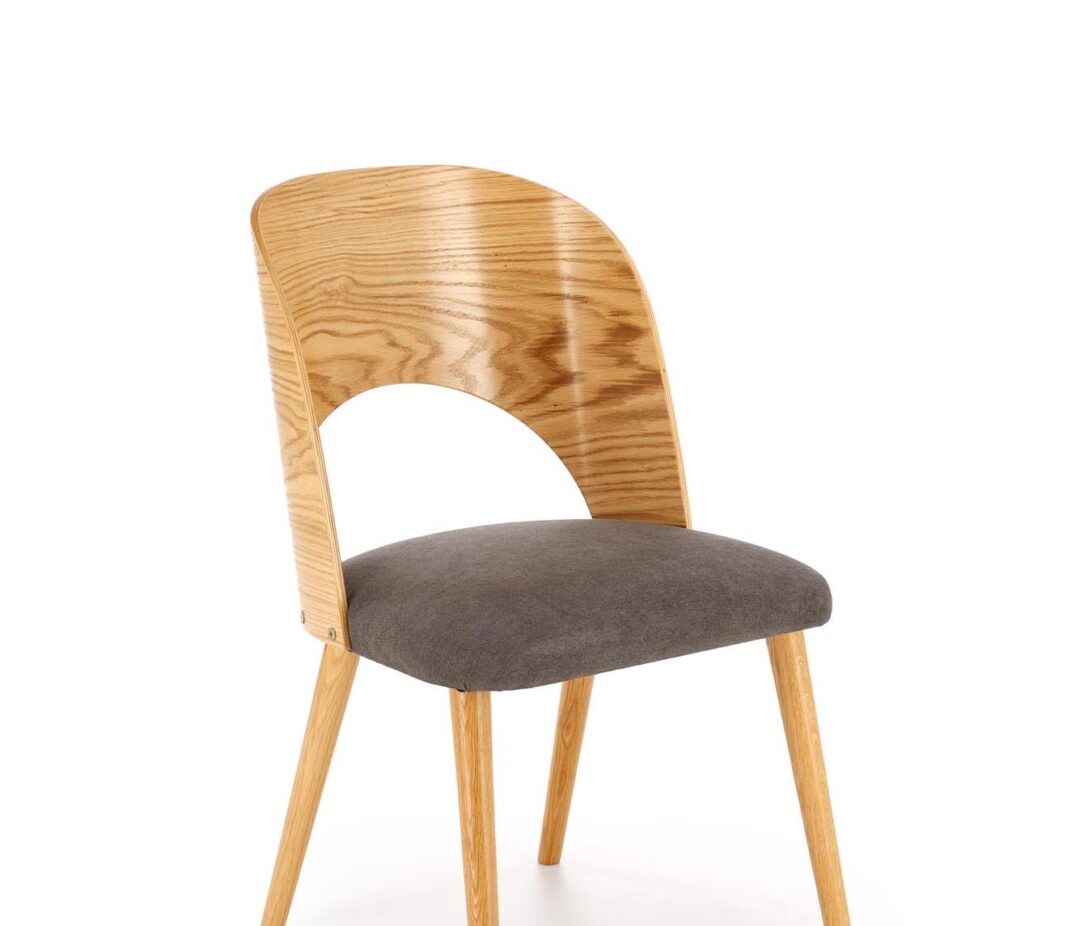 CADIZ szék, szín: szürke/természetes tölgy