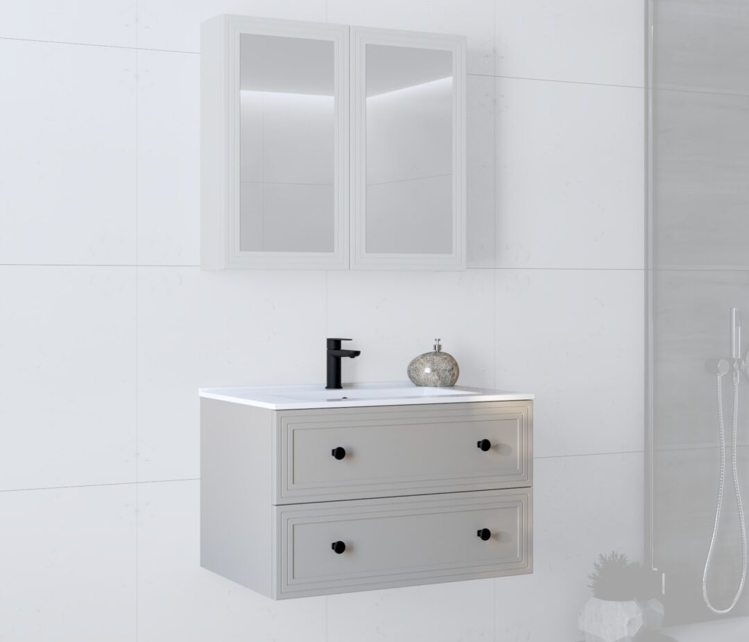 TORETO SU-80 mosdó alatti szekrény, szín: matt kasmír