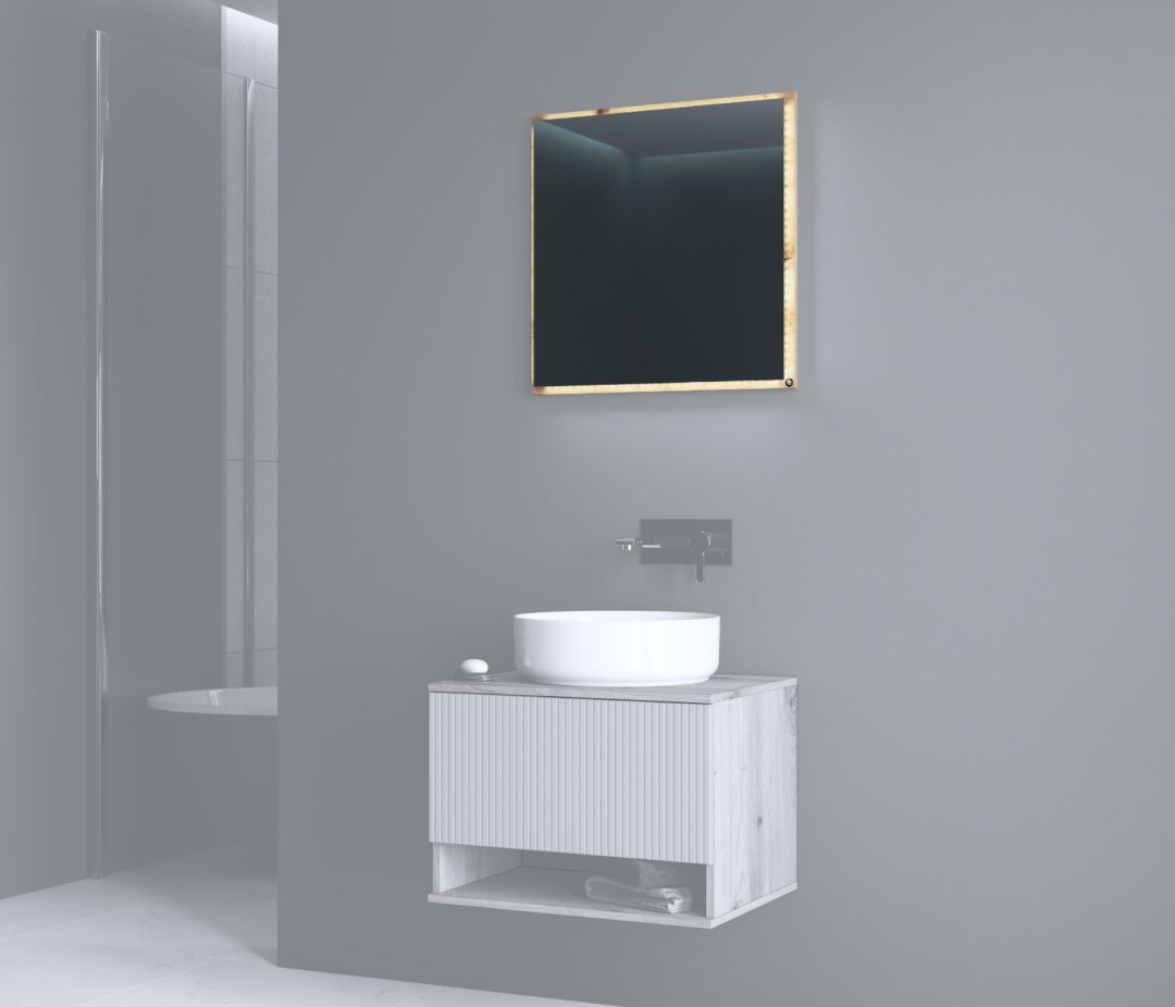 AVIOLA L-60 tükör, szín: artisan tölgy