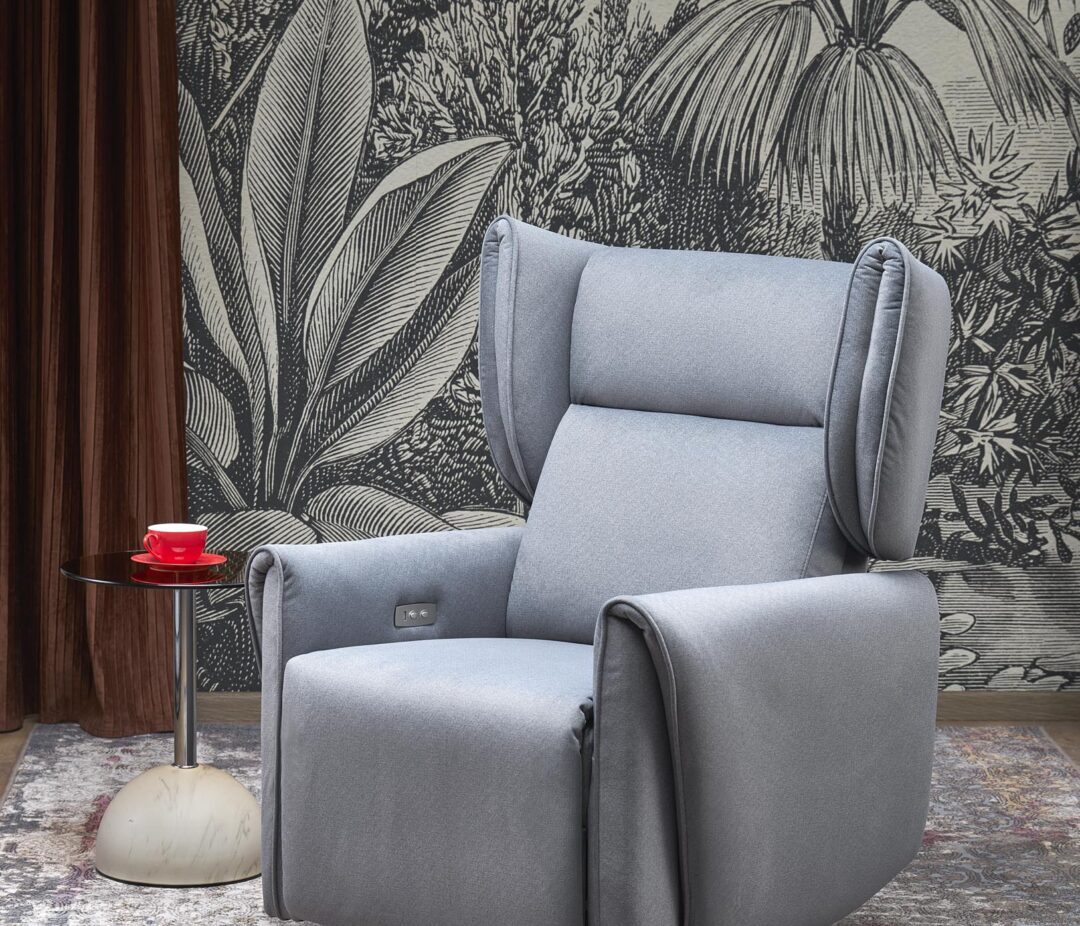 GELATO elektromos relax fotel, szín: szürke