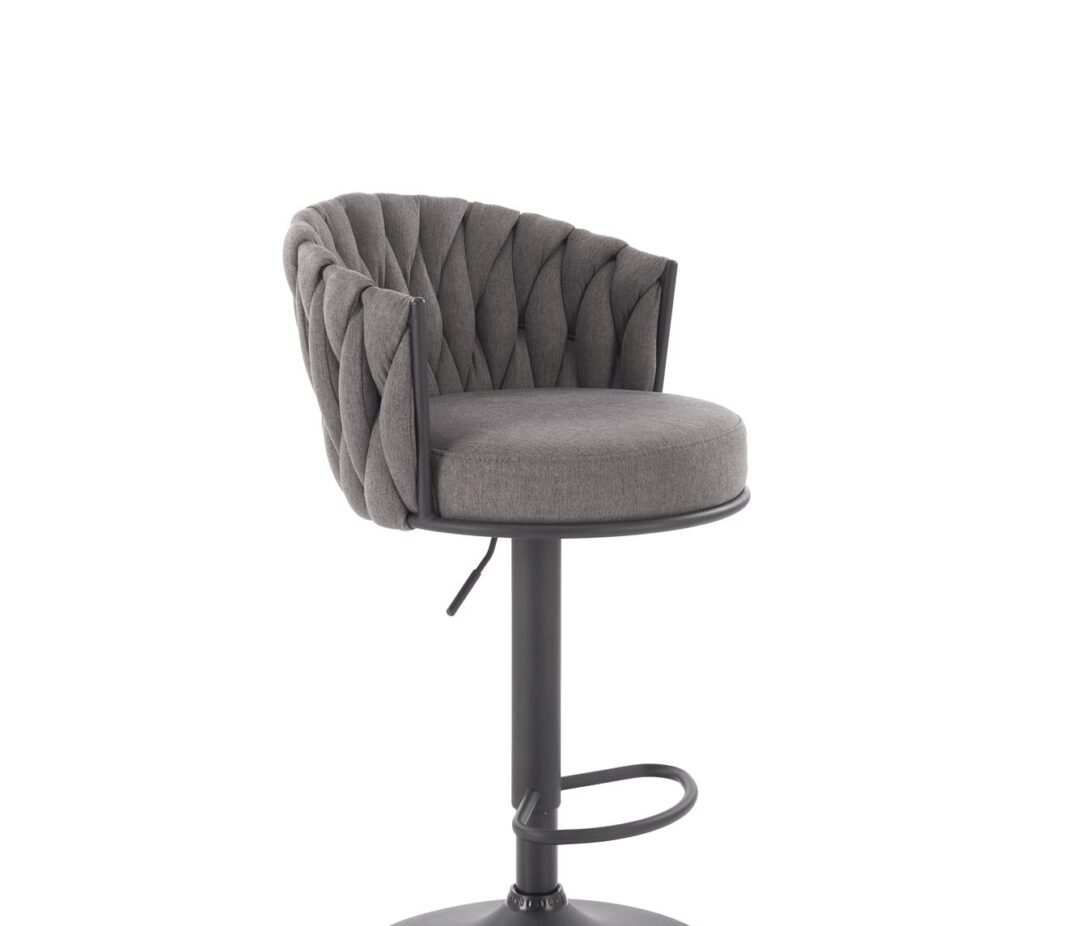 H125 bárszék, szín: fekete/szürke