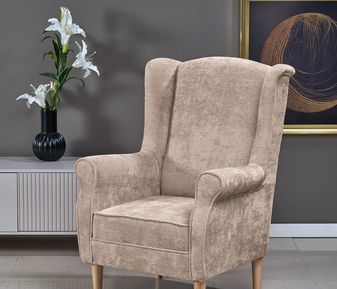 HERMES pihenőfotel, szín: bézs