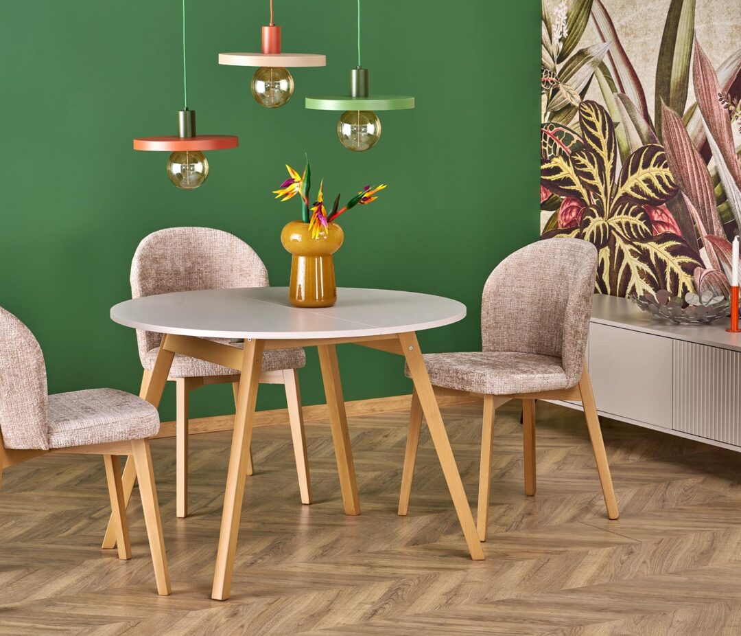 RUBEN bővíthető étkezőasztal, téglalap alakú, szín: kasmír