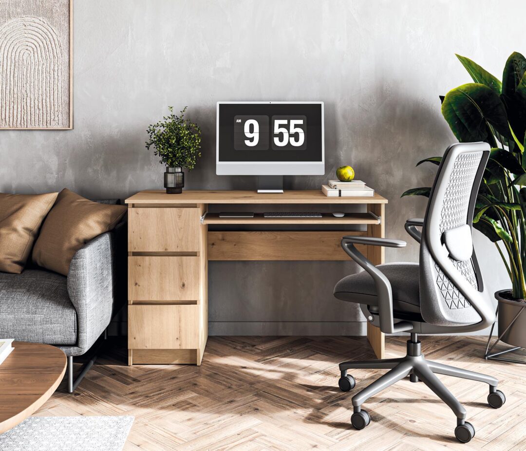 CINO íróasztal, szín: artisan tölgy